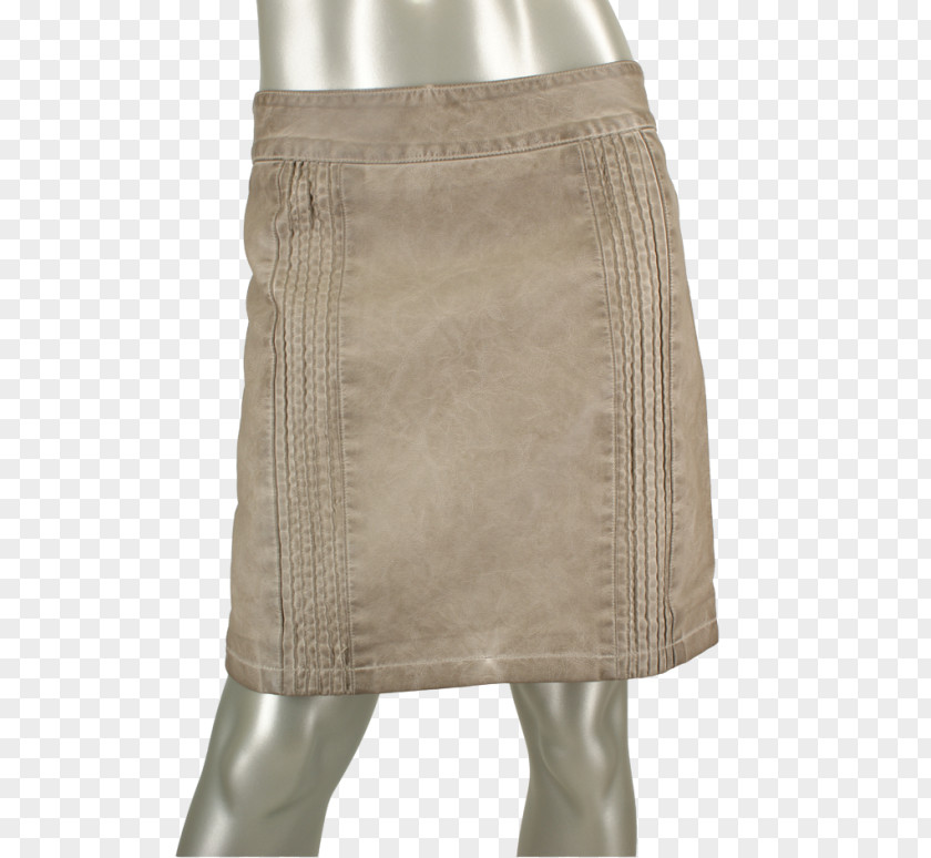 Rino Miniskirt Khaki Waist PNG