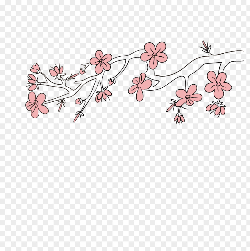 Vector Japanese Cherry Japan Blossom PNG