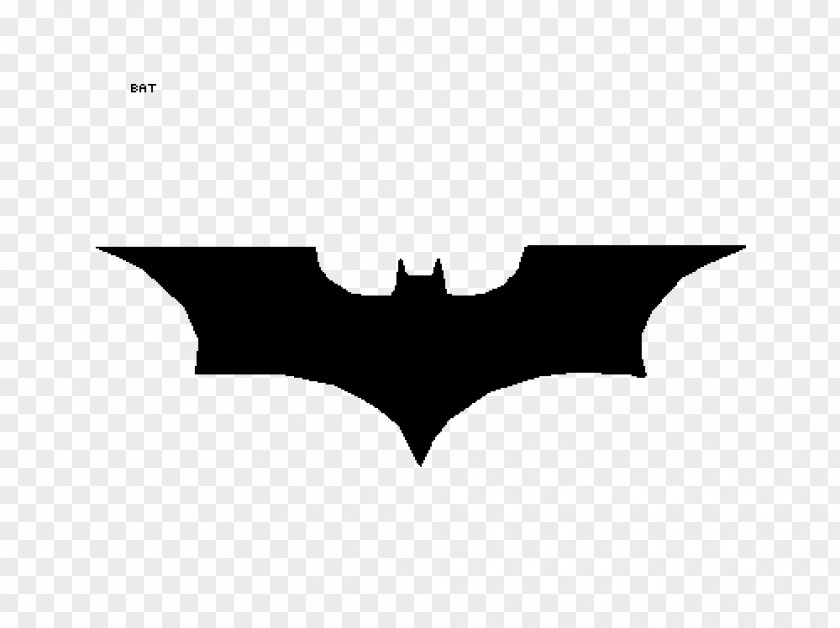 Batman Bat-Signal Stencil Decal Logo PNG