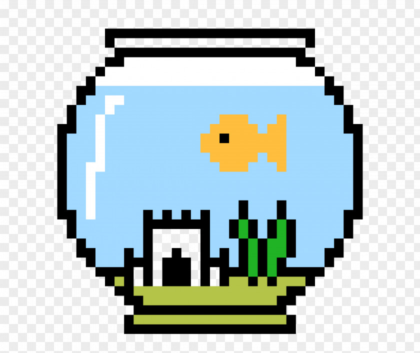 Pixel Art Cross-stitch Fishing Bead PNG