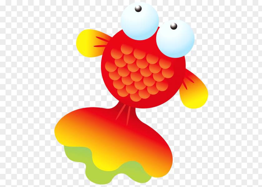 Poisson Rouge Mort Goldfish Graphic Design PNG