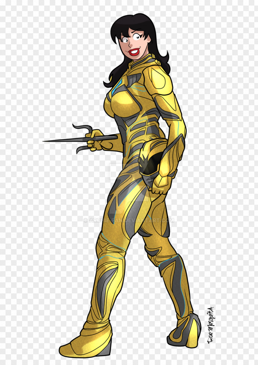 Veronica Lodge Trini Kwan Yellow Ranger Betty Cooper Art PNG