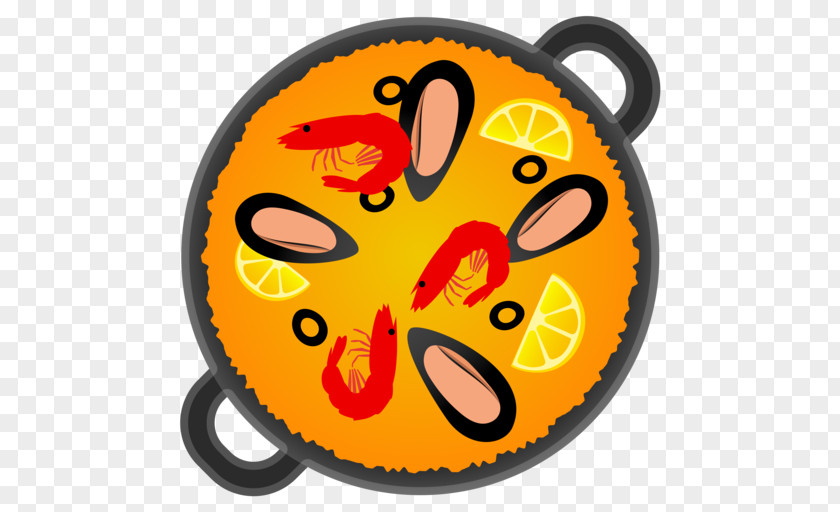 Android Oreo Paella Food Dish Rice Emoji PNG