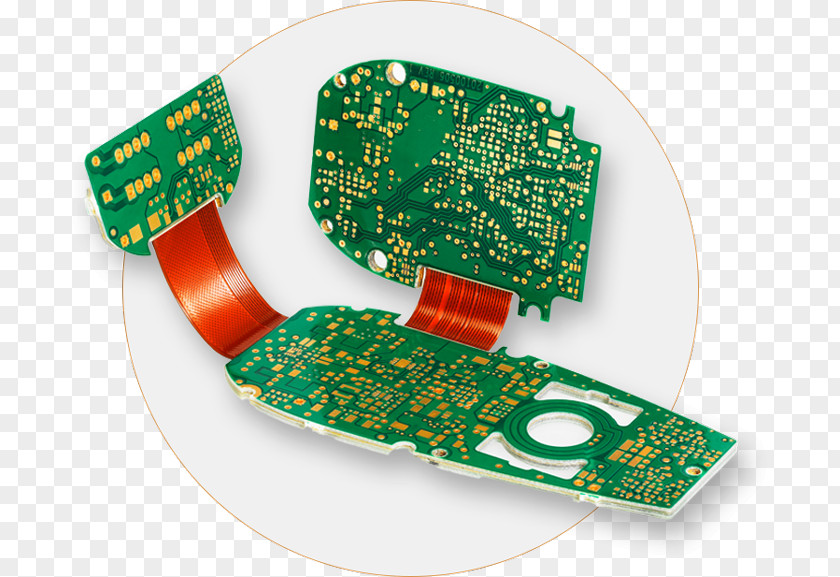Flexible Electronics Printed Circuit Board Electrical Network PNG