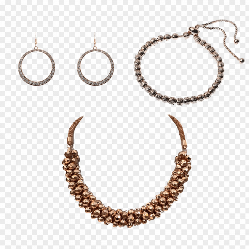 Gold Chain Earring Necklace Jewellery Clothing Accessories PNG