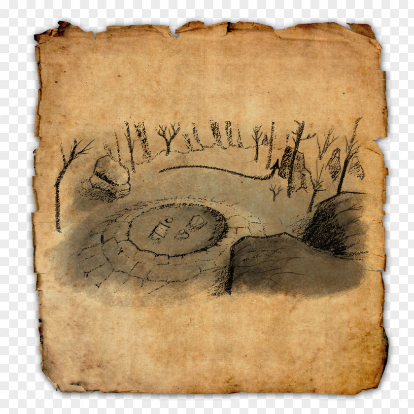 Old Map Treasure The Elder Scrolls Online Island PNG