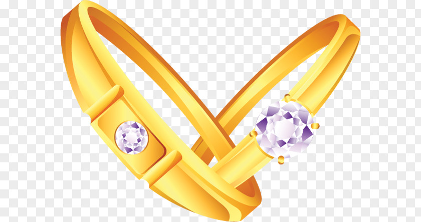 Wedding Ring Earring Clip Art PNG