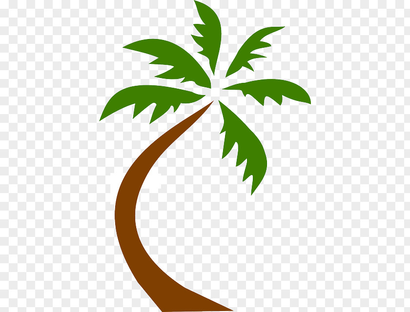 Coconut Tree Vector Carib Shack Arecaceae Orange Beach Clip Art PNG