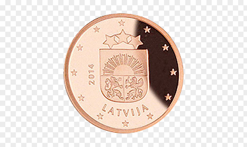 Coin Latvian Euro Coins 2 PNG