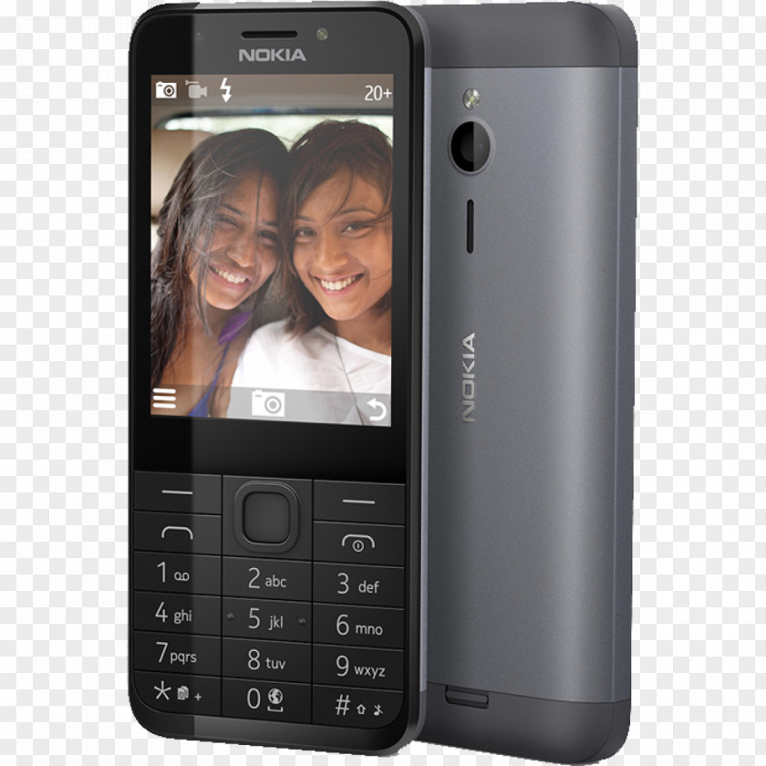 Nokia Xl 222 諾基亞 Dual SIM Dark Silver Telephone PNG