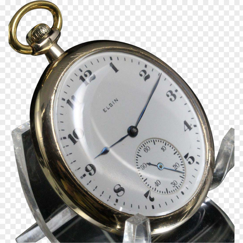 Watch Pocket Elgin National Company Clock Horology PNG
