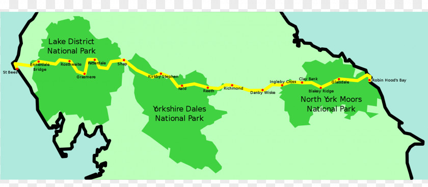 A Coast To Walk Northern England Yorkshire Dales Walking PNG
