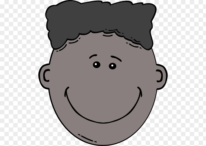 Cartoon Boy Face Clip Art PNG