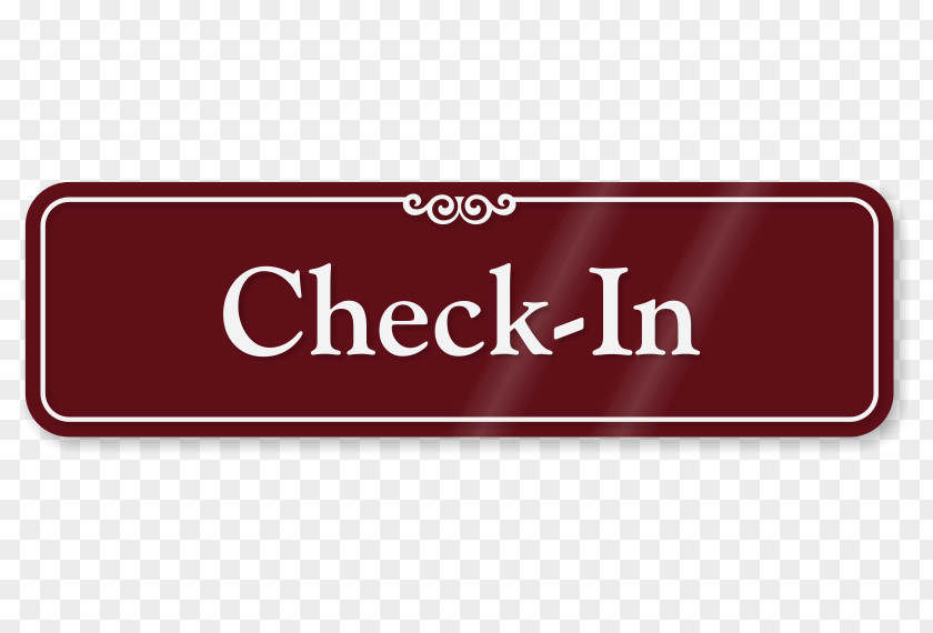 Check Sign Logo Brand Rectangle RED.M Font PNG