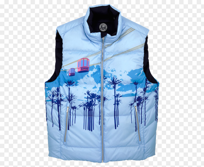 Jacket Gilets Sleeve Blue Clothing PNG