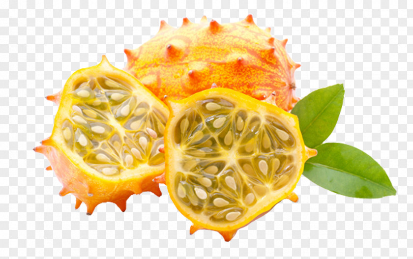 Tasty Horned Melon Cucumber Muskmelon Nutrition Auglis PNG