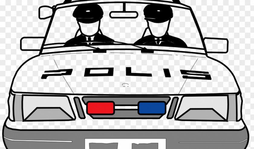 Black And White Car Pictures Police Officer PNG