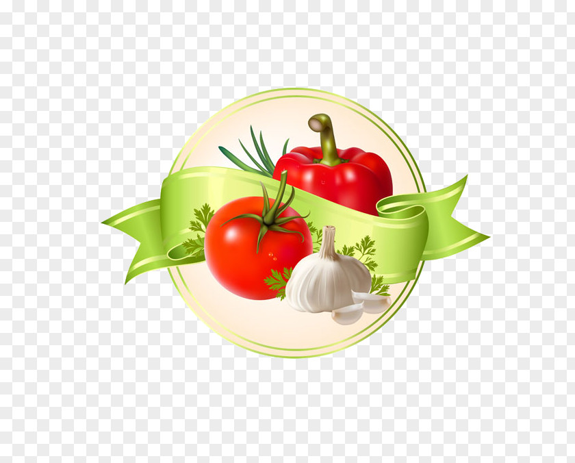 Tomato And Garlic Vegetable Fruit Bell Pepper Chili PNG