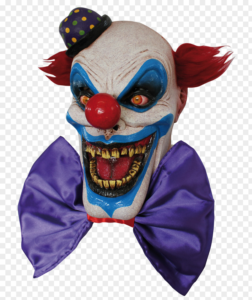 Tupac It Evil Clown Mask Halloween Costume PNG