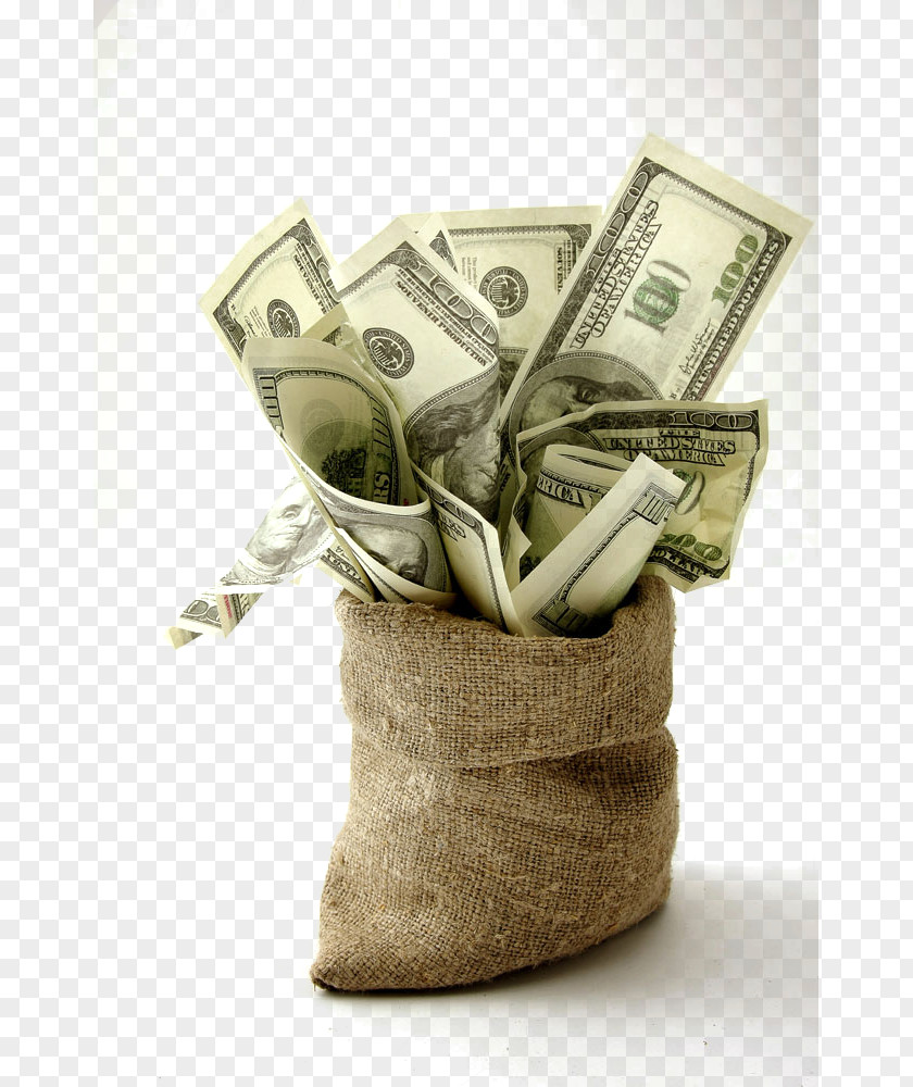 A Bag Of Dollar Bills United States Finance Money Investment Bank PNG