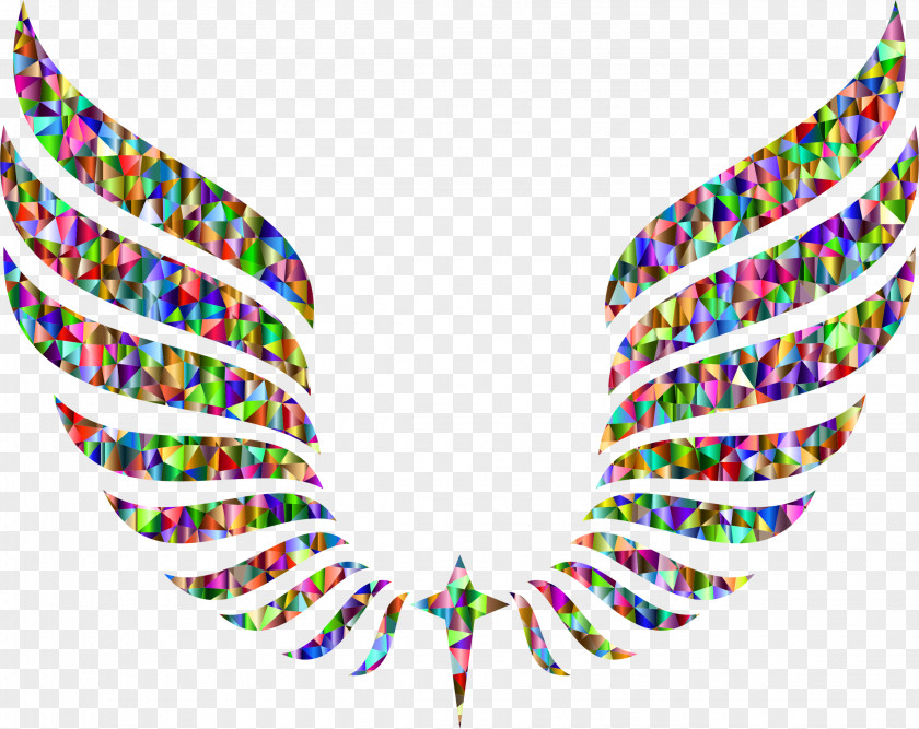 Abstract Wings Logo Clip Art PNG