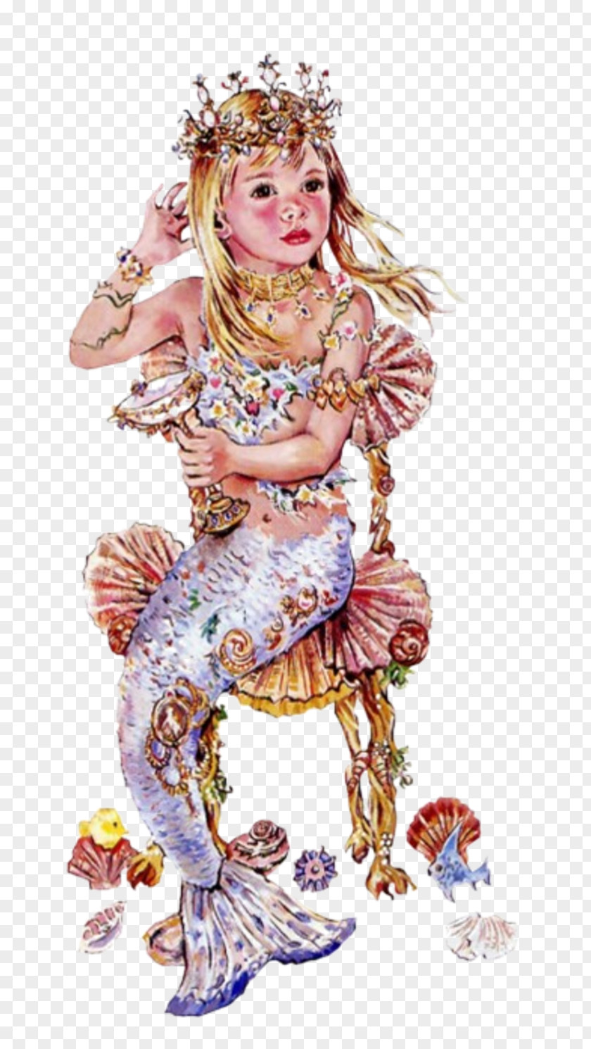 Guestbook Mermaid Fairy Siren Art PNG