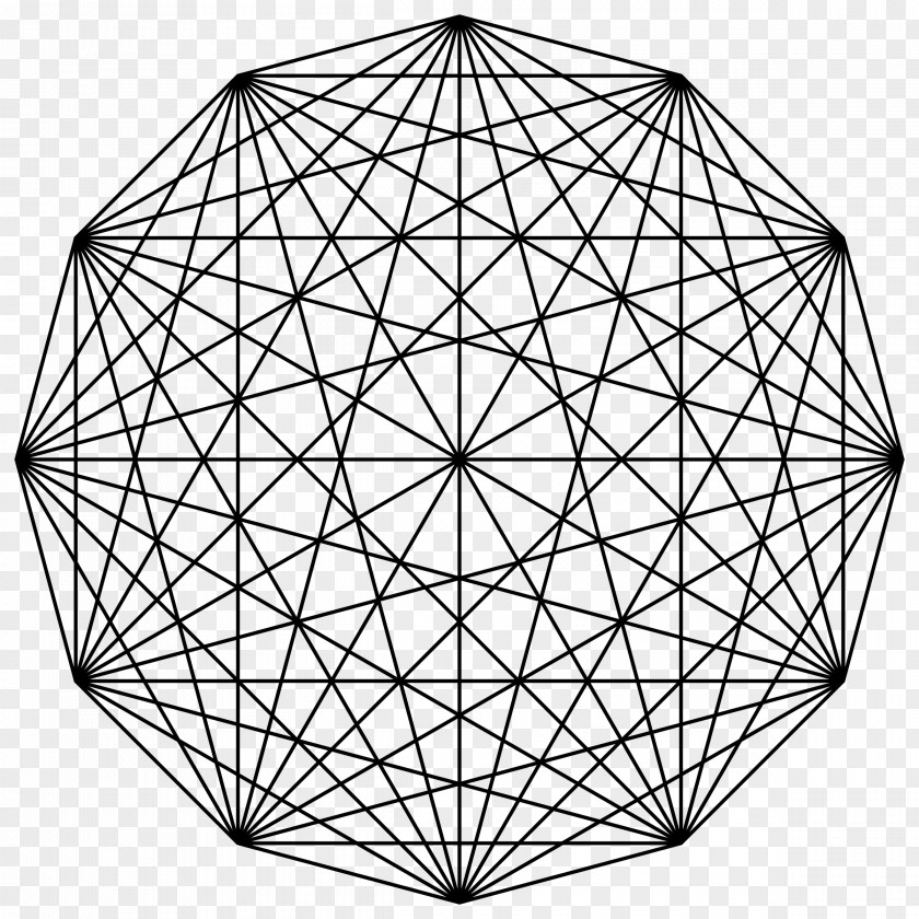 Mesh Vector Complete Graph Theory Simplex Vertex PNG
