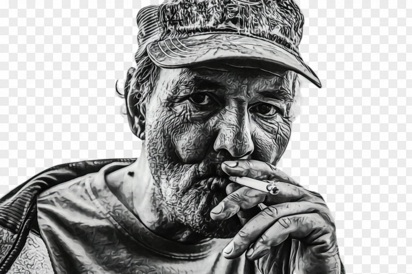 Moustache Blackandwhite Old People PNG