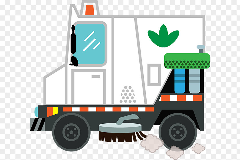 Street Sweeper Motor Vehicle Car PNG