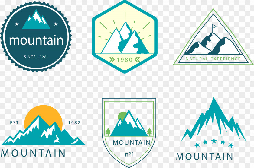 Vector Painted Icon Mountaineering Euclidean Adobe Illustrator Download PNG