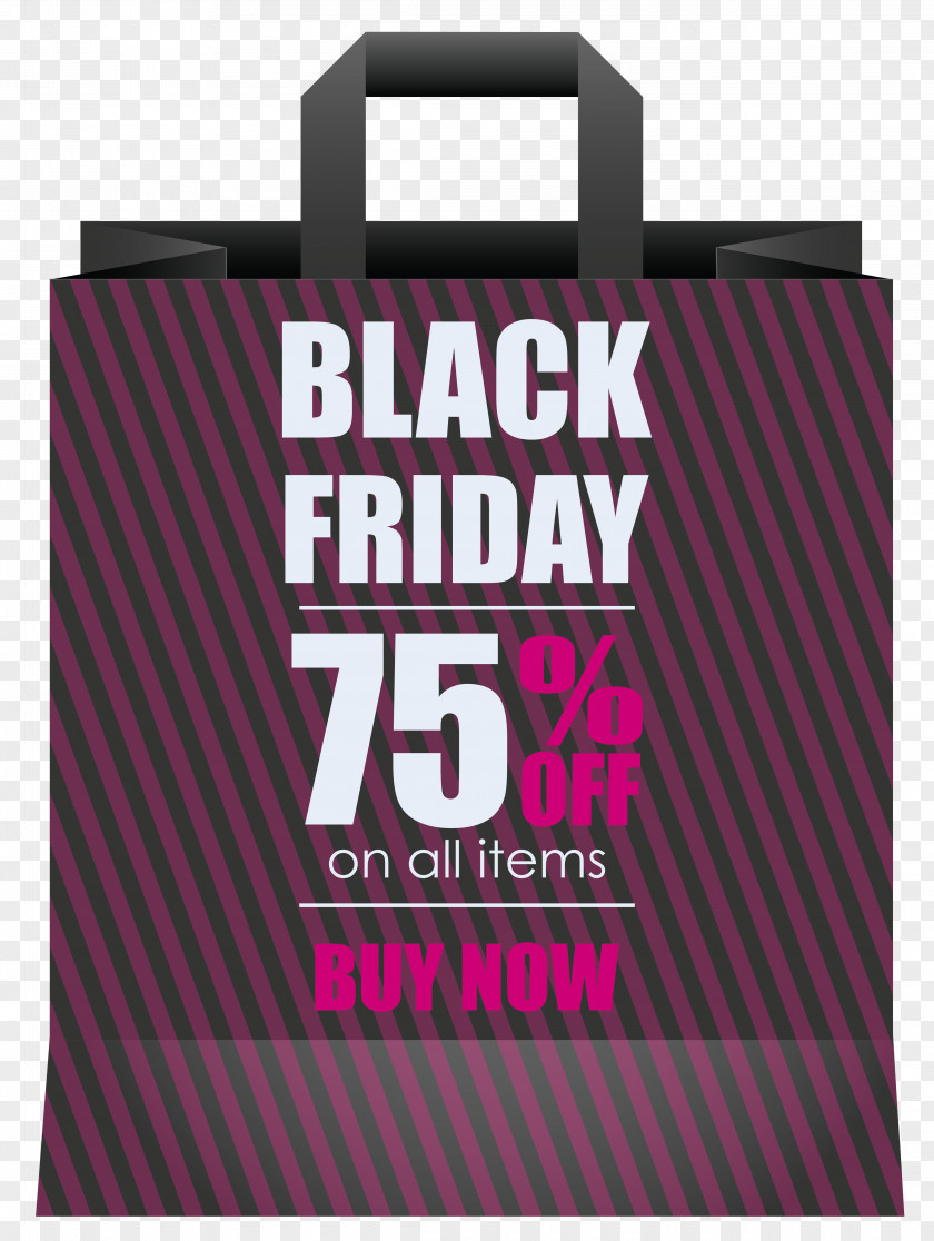 Black Friday 75% OFF Shoping Bag Clipart Image Clip Art PNG