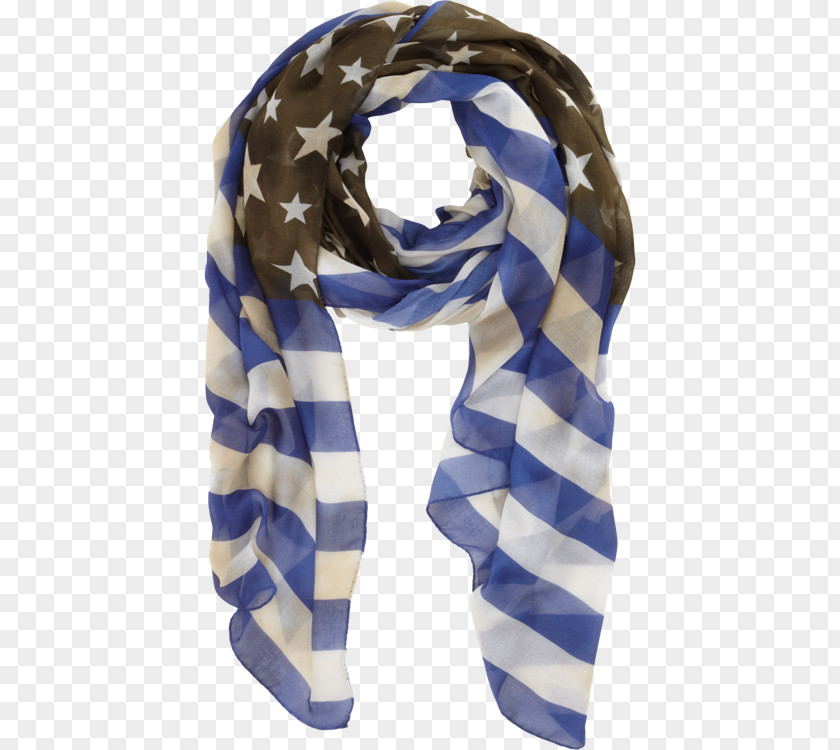 Cobalt Blue Scarf PNG