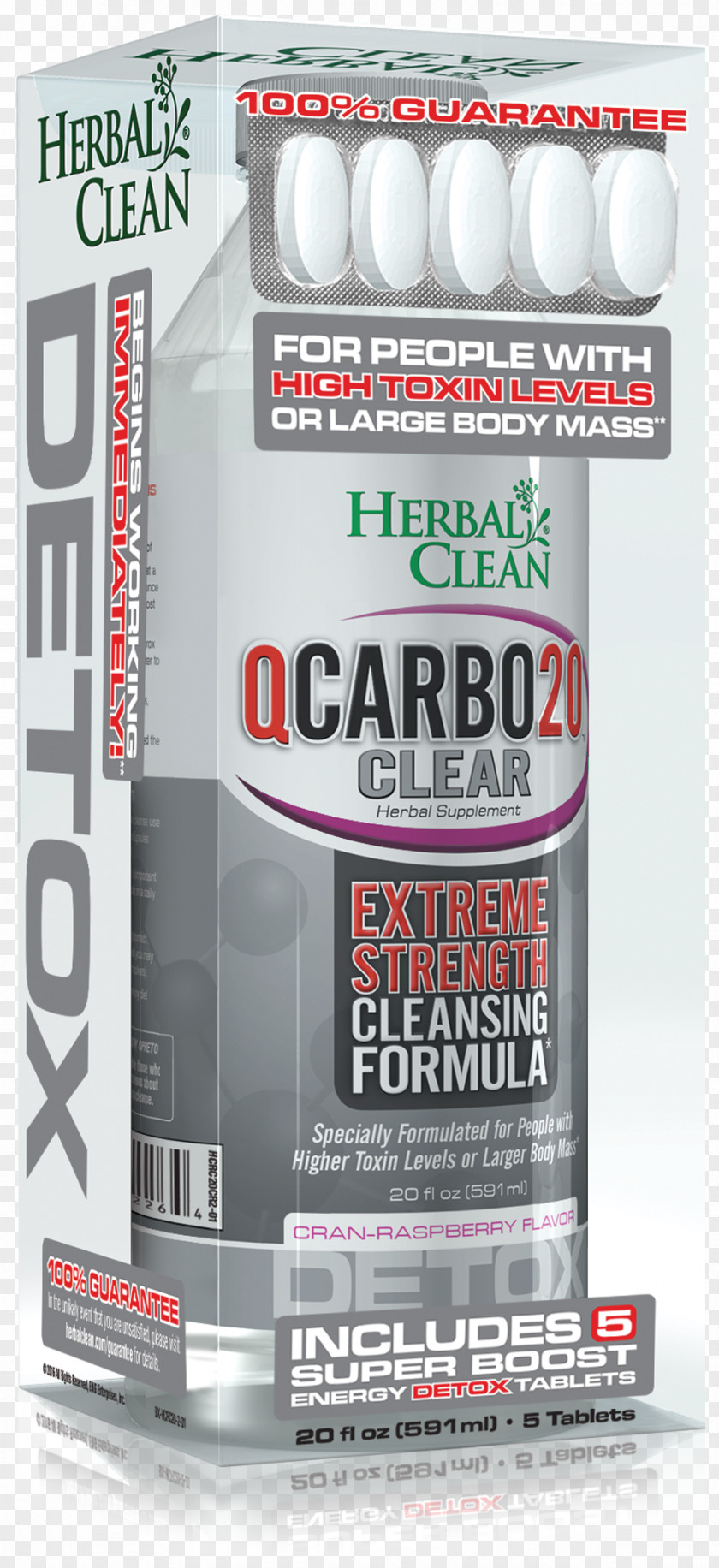 Herbal Cleanse HERBAL CLEAN DETOX Q Carbo Liquid Grape 16 OZ BNG Enterprises Clean QCarbo20 Clear Extreme Strength Cleansing Formula Lemon-Lime Flavor Detoxification Drink Cleanser PNG