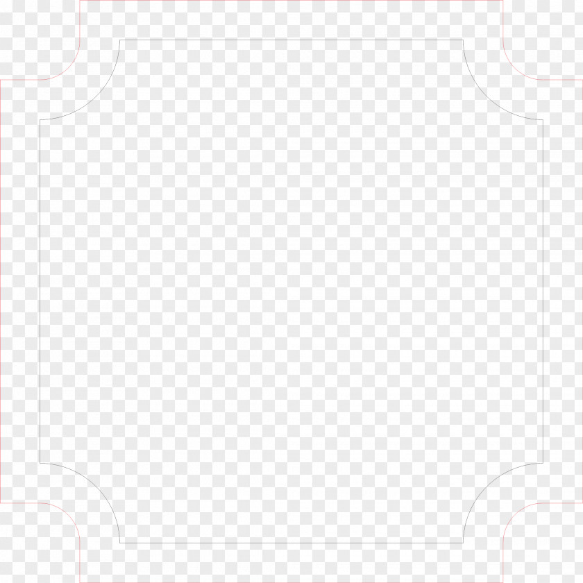 Line Frame Paper Rococo White PNG