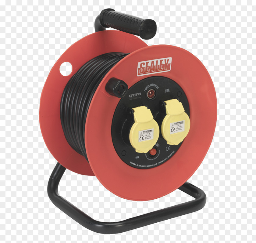 Cable Reel Extension Cords Mains Electricity Electrical AC Power Plugs And Sockets PNG