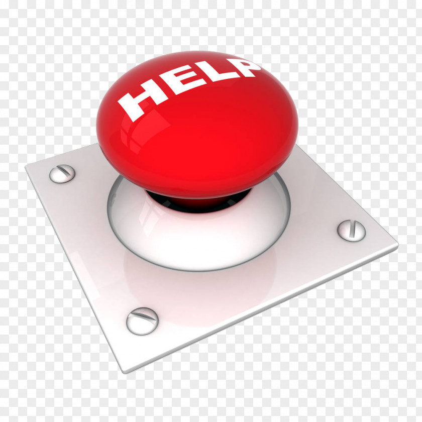 Cartoon Red Alarm Button Push-button Stock Photography PNG