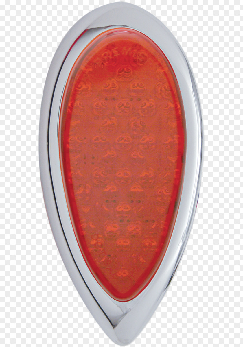 Perf Teardrop Automotive Tail & Brake Light Lamp Red PNG