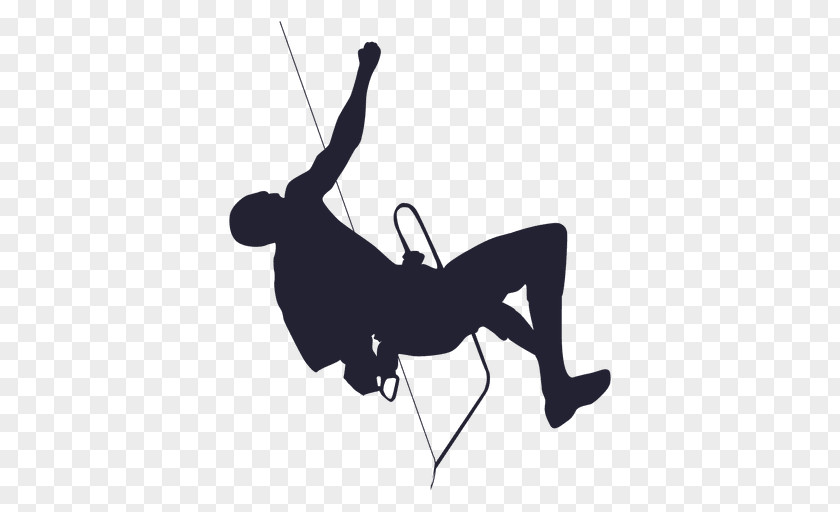 Climbing Mountaineering Silhouette Clip Art PNG