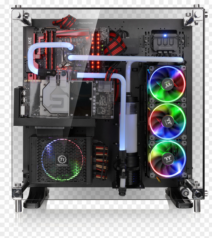 Computer Cases & Housings Core P5 ATX Wall-Mount Chassis CA-1E7-00M1WN-00 Thermaltake Commander MS-I PNG