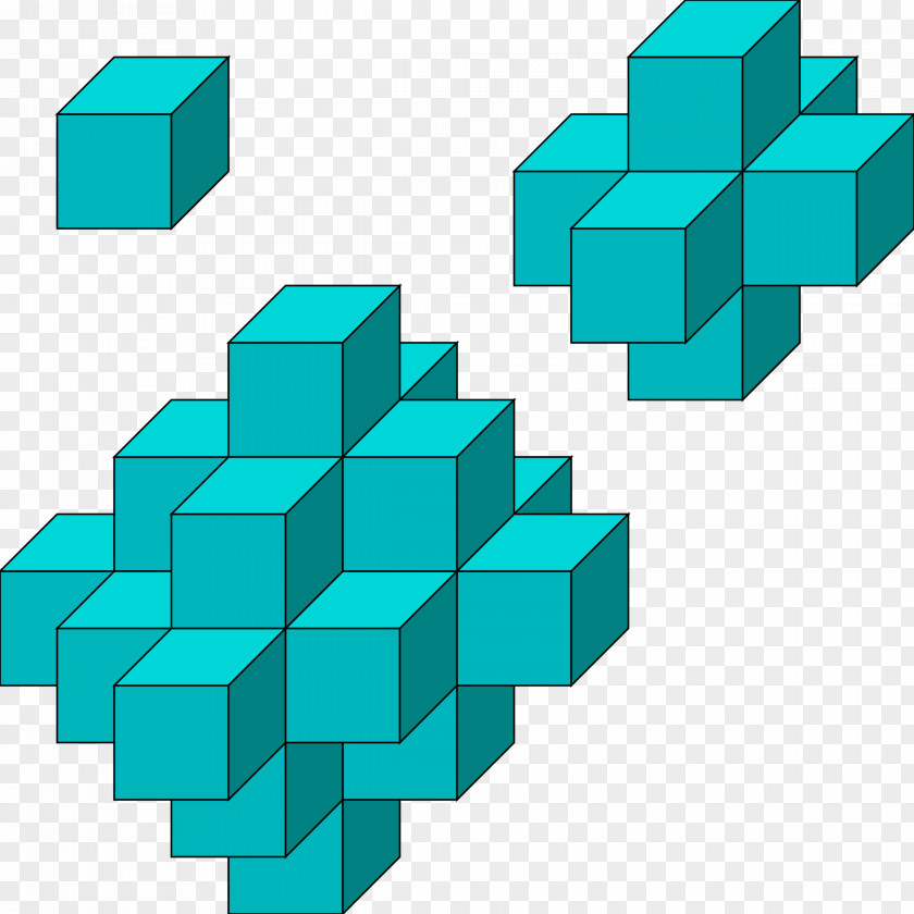 Cube Shape Square Hexagon Clip Art PNG