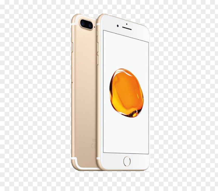 Golden Stereo Apple 4G Telephone LTE Unlocked PNG
