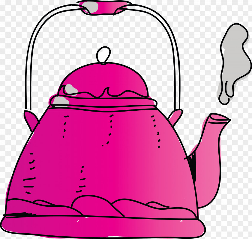 Kettle Stovetop Teapot Tennessee Pink M PNG