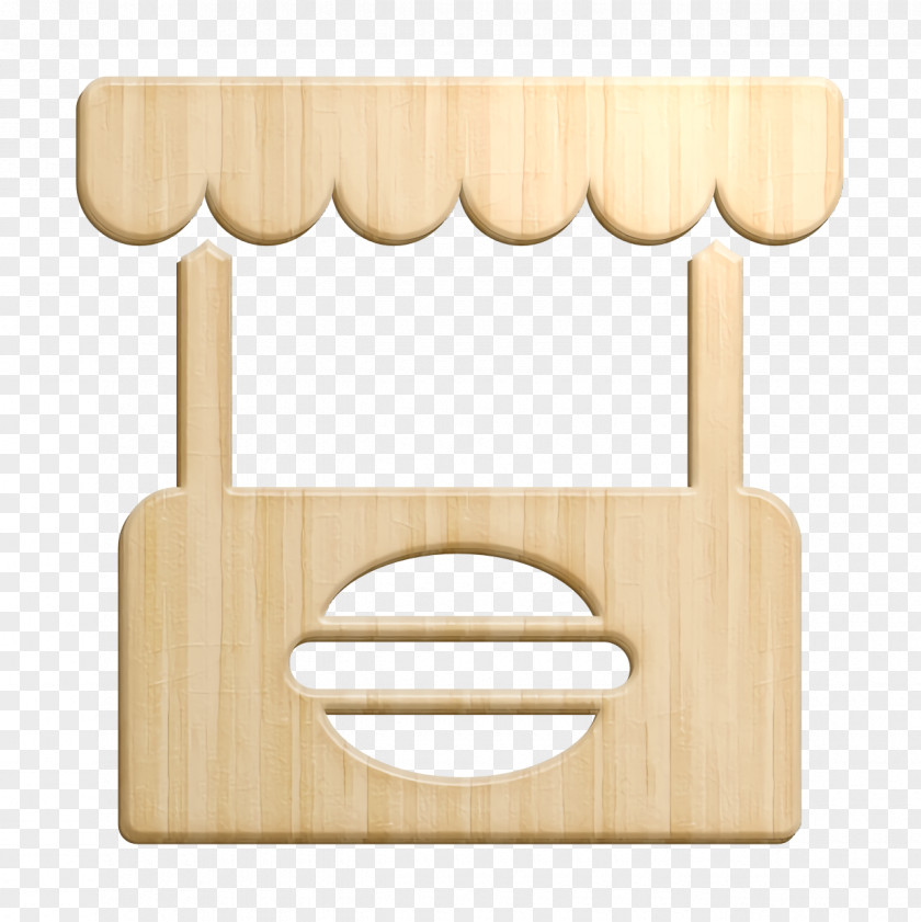 Kiosk Icon Hamburger Stand Food PNG