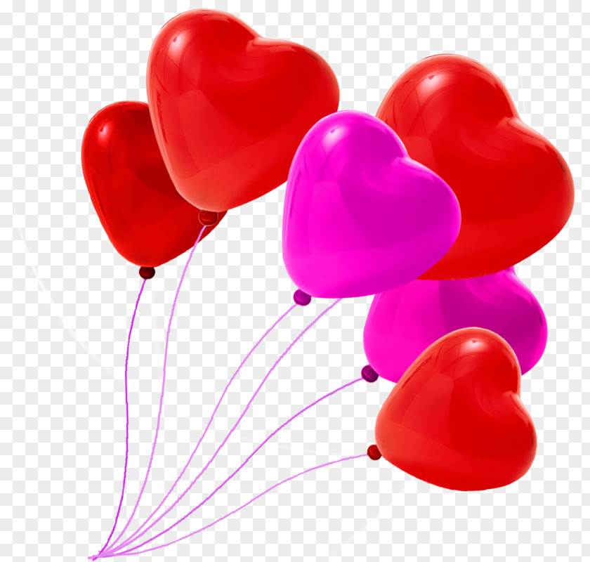 Valentine's Love Balloon Heart Valentines Day Qixi Festival PNG