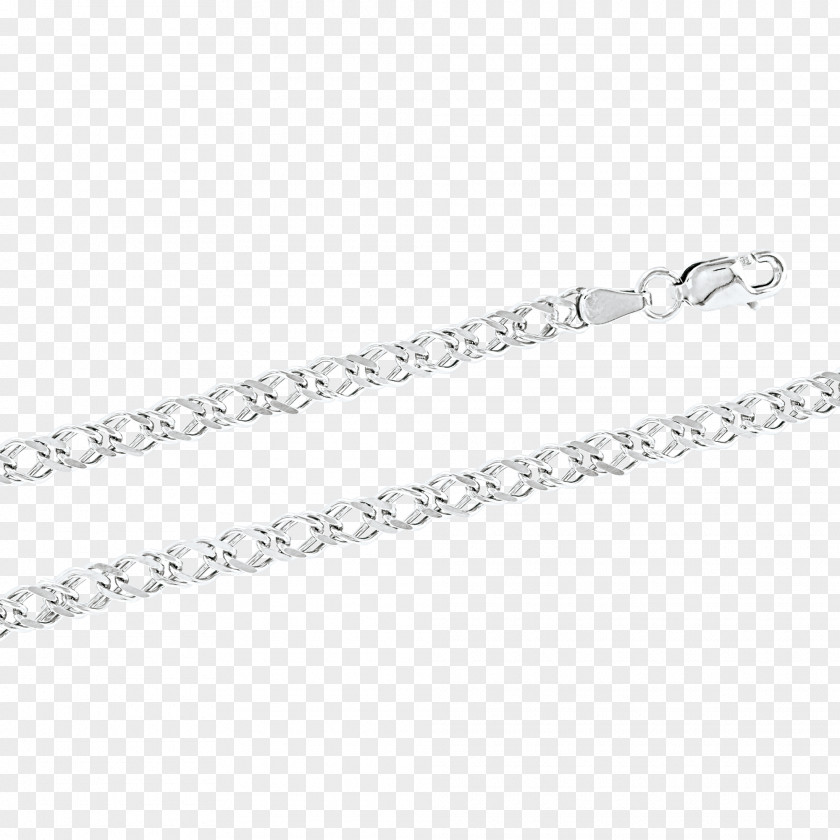 Chain Jewellery Bracelet Necklace Silver PNG