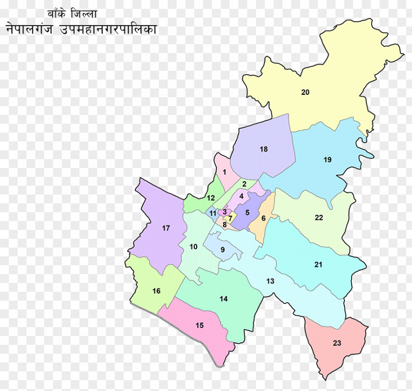 Nepal Map Nepalgunj West Rapti River Municipal Assembly Gaunpalika Ward PNG