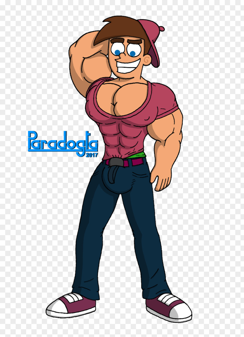 Timmy Turner Tootie Tiimmy DeviantArt Muscle PNG