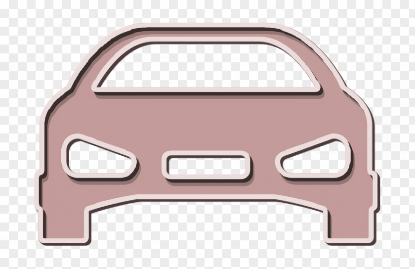 Transport Icon Sportive Car Front PNG