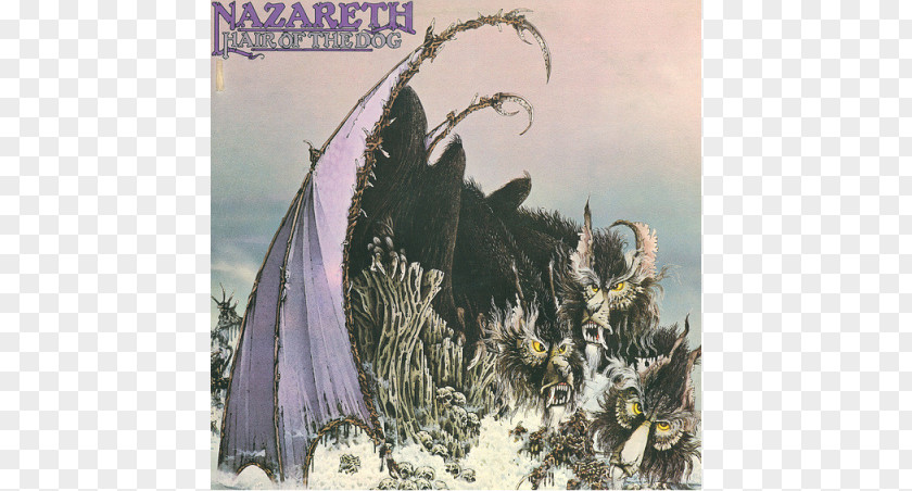 Nazareth Hospital Hair Of The Dog Album Cover Art PNG