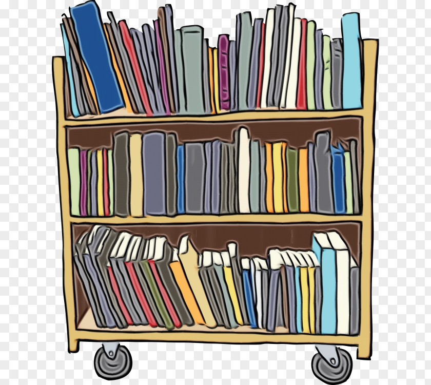 Vehicle Cart Library Cartoon PNG